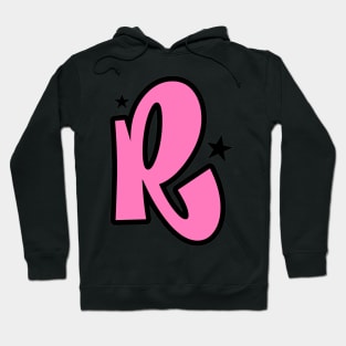 R letter Hoodie